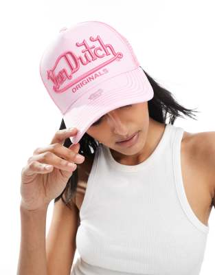 Von Dutch Von Dutch Riverside trucker cap in pink