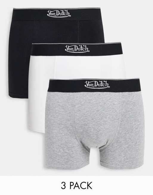 Von Dutch - Smokey - Lot de 3 boxers - Multicolore