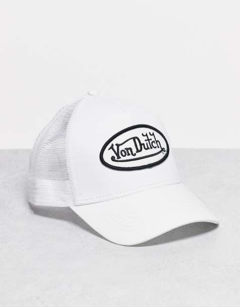 Von Dutch staple trucker cap in white - view 1
