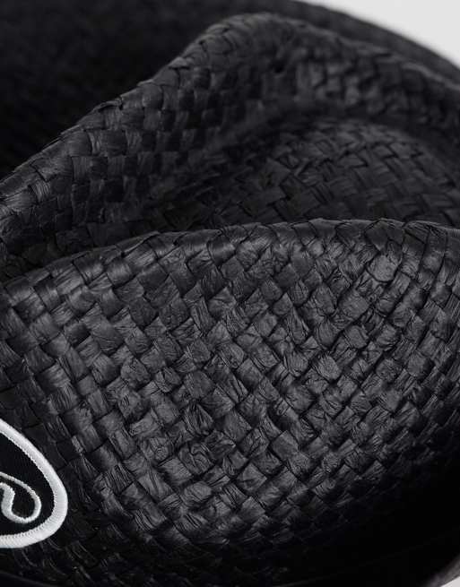 Von Dutch straw cowboy hat in black and white, 3 of 3
