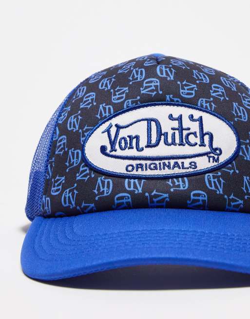 Von Dutch TRUCKER TAMPA UNISEX - Casquette - blue/blue/bleu 