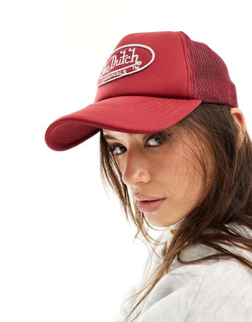 Von Dutch - Tampa - Casquette style camionneur - Rouge