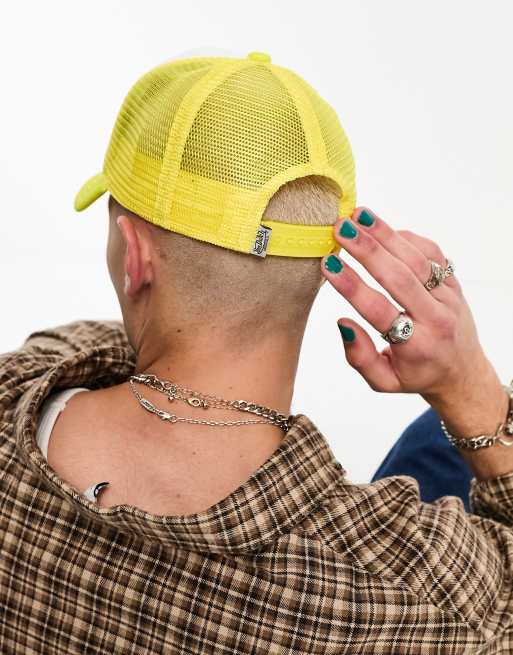 Von Dutch Tampa trucker cap in yellow and white , 3 of 4