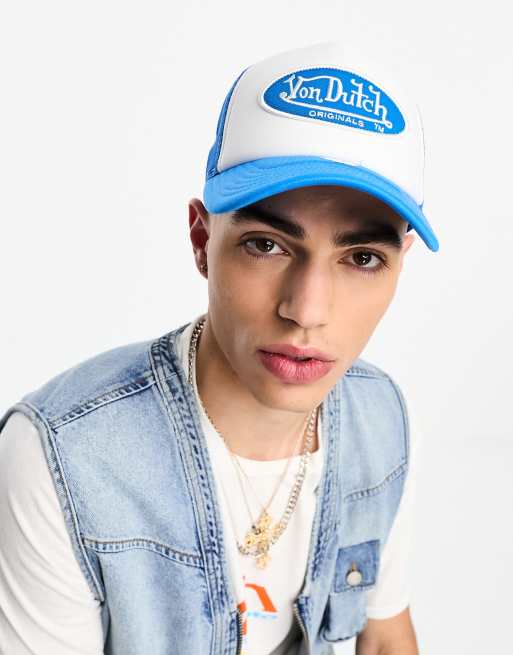 Von Dutch – Tampa – Trucker-Kappe in Blau und Weiß , 4 von 4