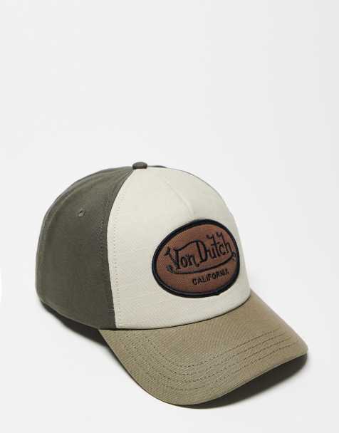Von Dutch trucker cap in green & brown - view 1