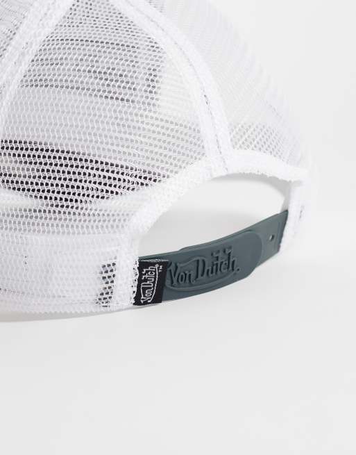 Von Dutch trucker cap in grey plaid, 2 of 3