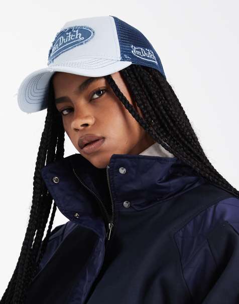 Von Dutch trucker cap in light blue - view 1