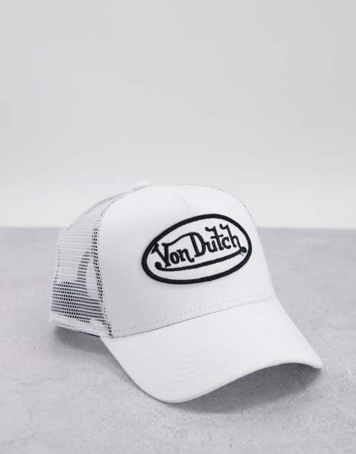 Von Dutch COL WHI White Trucker Hat