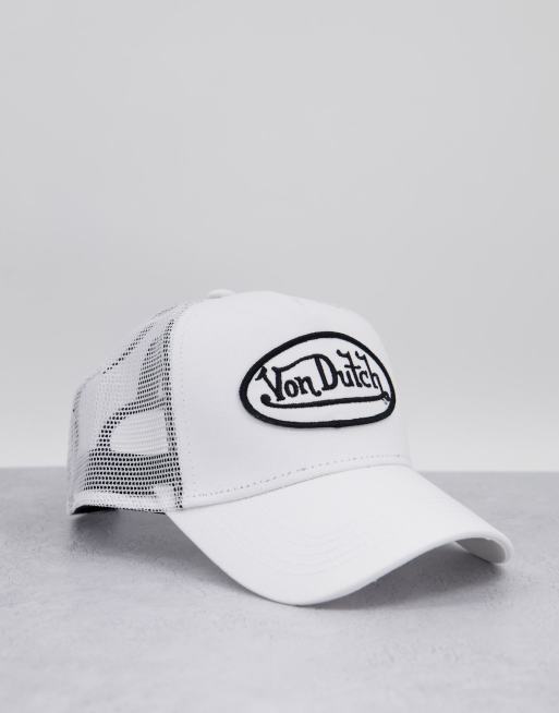 Von Dutch COL WHI White Trucker Hat