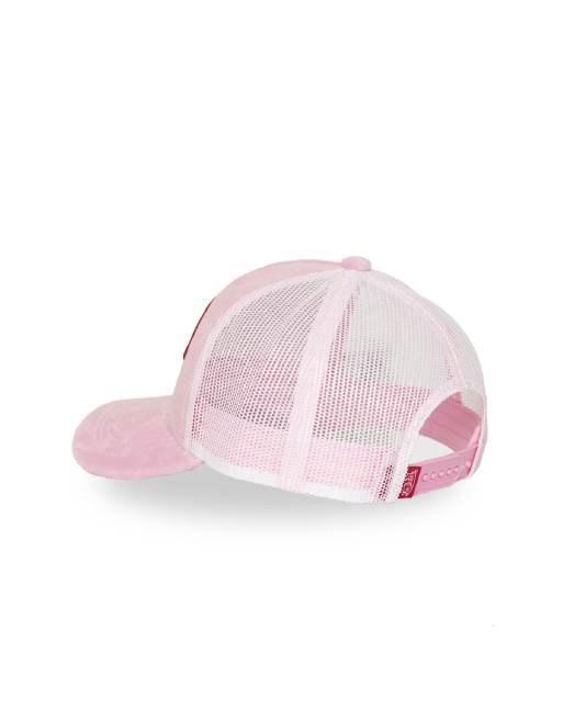 Von Dutch velvet trucker cap in pink | ASOS