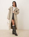 [Vrg Grl] VRG GRL longline mac coat in beige-Green 6 BEIGE