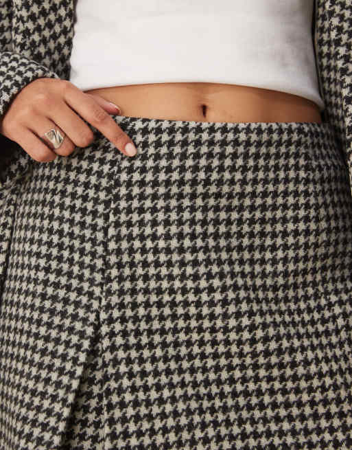VRG GRL mini skirt in black check, 4 of 5