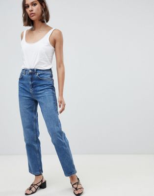 Прямые джинсы женские