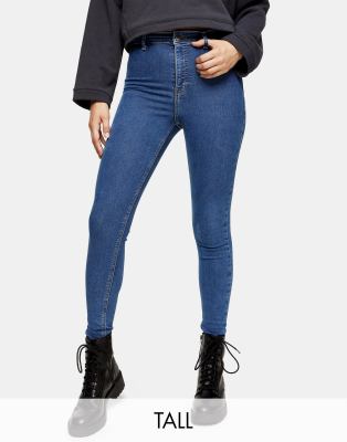 фото Выбеленные джинсы topshop tall joni-голубой