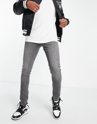  Выбеленные серые джинсы скинни Jack & Jones Intelligence-Серый