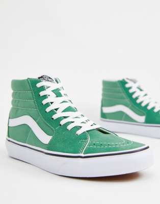 Высокая зеленая. Vans sk8 Hi зелёные. Кеды vans sk8-Hi Green. Кеды vans ua sk8-Hi зеленые. Кеды Ванс высокие зеленые.