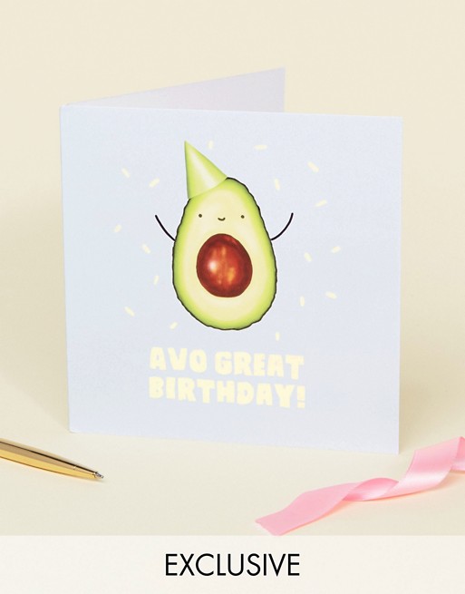 WACTT exclusive Avo Great Birthday card