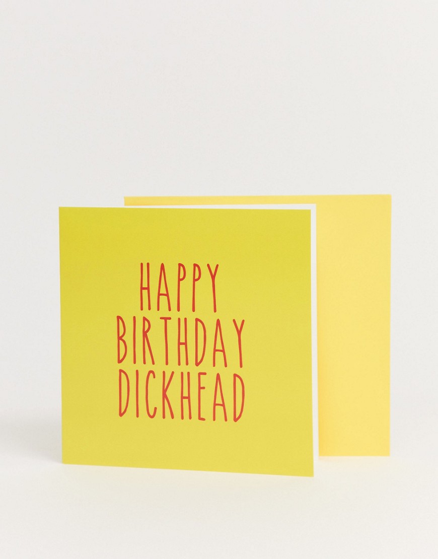WACTT - Happy birthday dickhead kort-Multifarvet