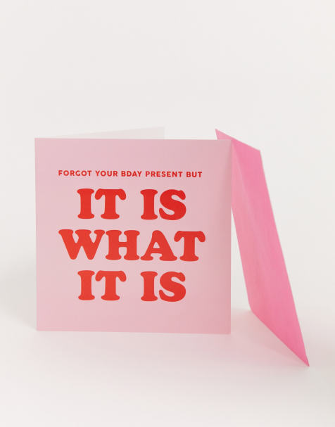 WACTT - it is what it is - Verjaardagskaart