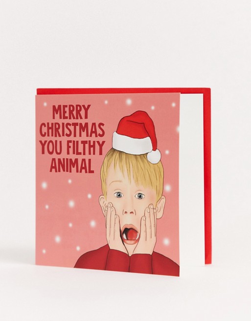 WACTT merry christmas you filthy animal christmas card