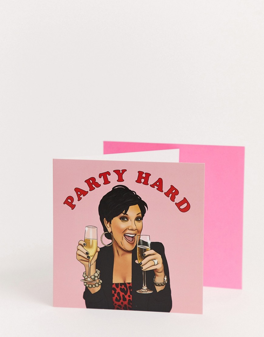 WACTT party hard on your birthday card-Multi