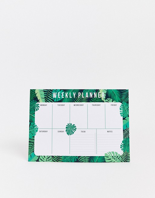 WACTT tropical A4 weekly planner