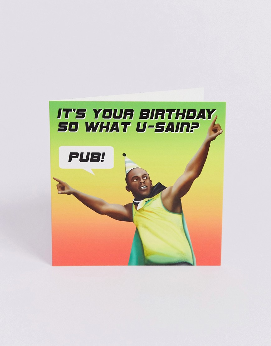 WACTT what u-sain birthday card-Multi