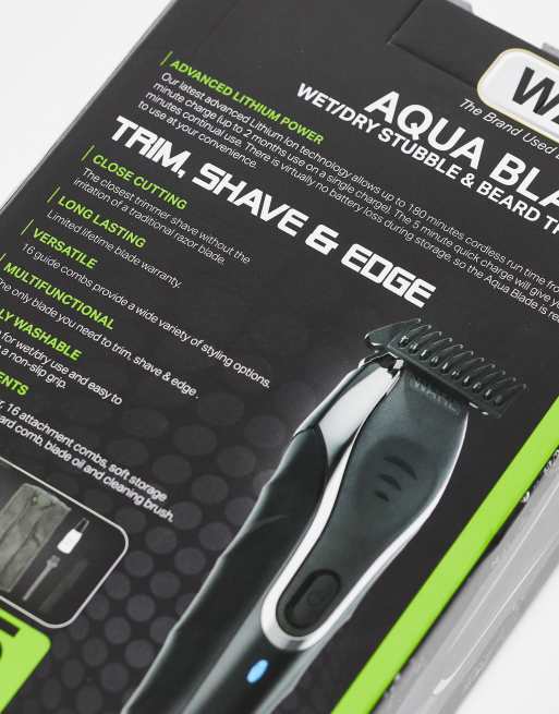 Wahl Aqua Blade Wet/Dry Stubble & Beard Trimmer, 4 of 4