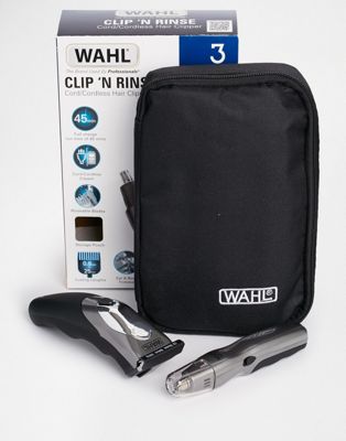 wahl clip and rinse rechargeable hair clipper
