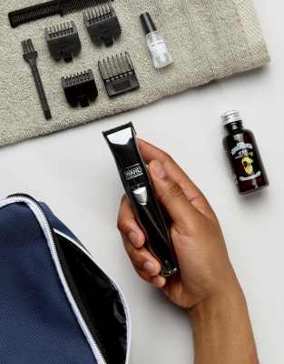 wahl beard trimmer and beard oil gift set