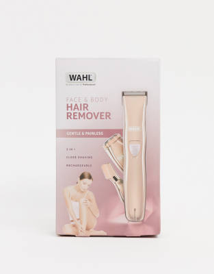 wahl face and body hair remover rose gold