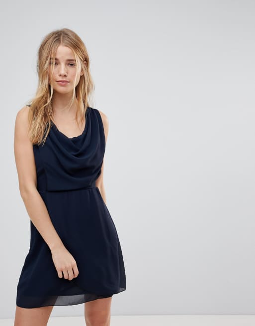 Wal G - Vestito con drappeggio sul davanti