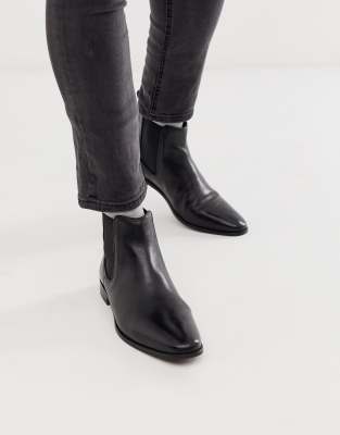 Asos automatic best sale leather chelsea boots