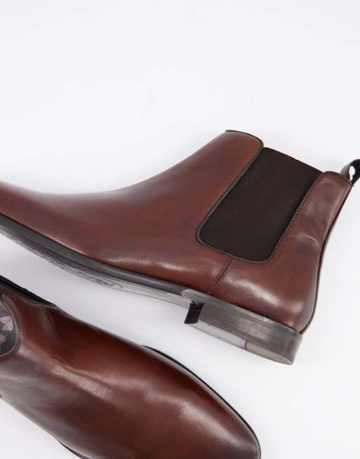 Walk London – Alfie – Chelsea-Stiefel aus braunem Leder, 4 von 4