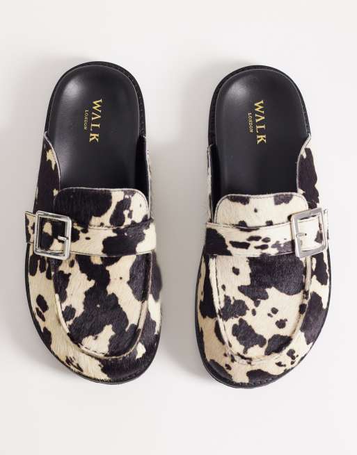 Walk London - Betty - Muiltjes met koeienprint, 2 van 4