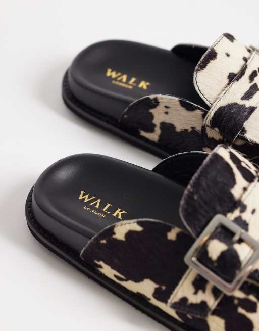 Walk London - Betty - Muiltjes met koeienprint, 3 van 4
