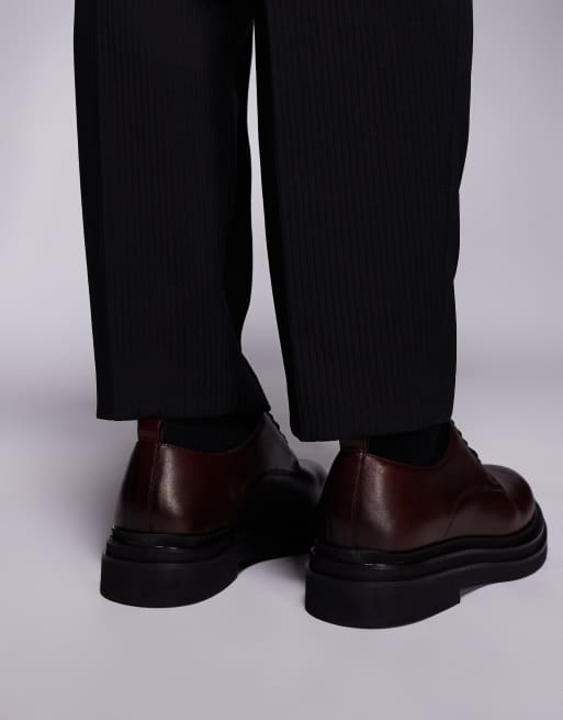 Walk London - Brooklyn - Derbies en cuir - Marron, 4 de 4