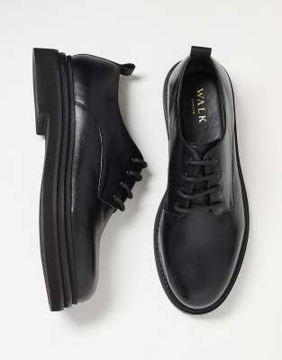 Brooklyn - Derby-Schuhe aus Leder in Schwarz Schwarz 42