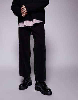 Walk London Brooklyn derby shoes in black leather