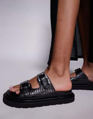 Walk London Budapest Double Strap Sandals