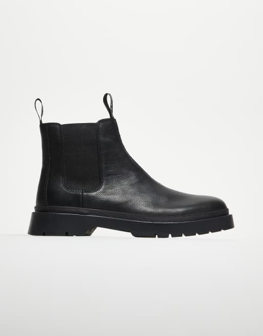 Walk London Callum Seam chelsea boots in black, 2 of 5