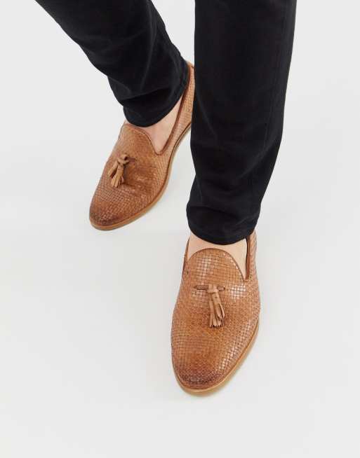 WALK London - Chris - Mocassini con nappe cuoio
