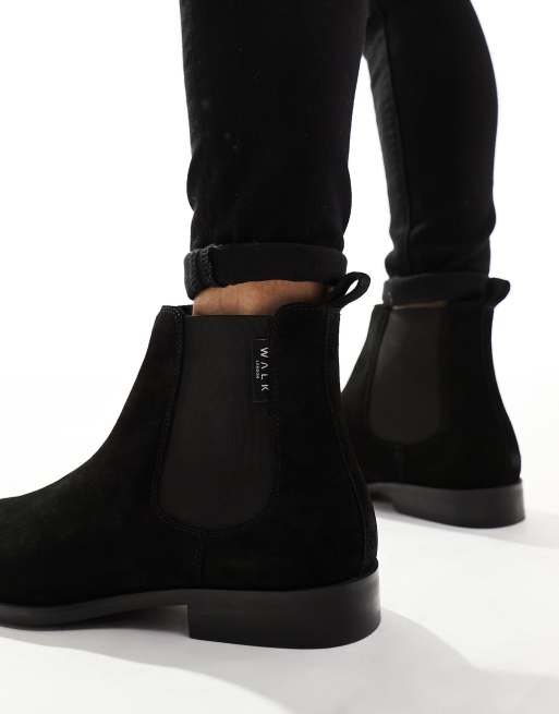 Asos black suede chelsea boots hotsell