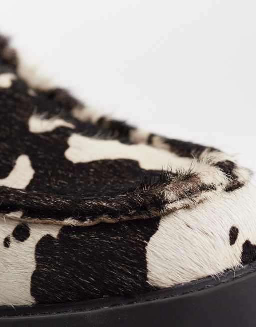 Walk London Clara Apron Shoes in cow print, 4 of 4