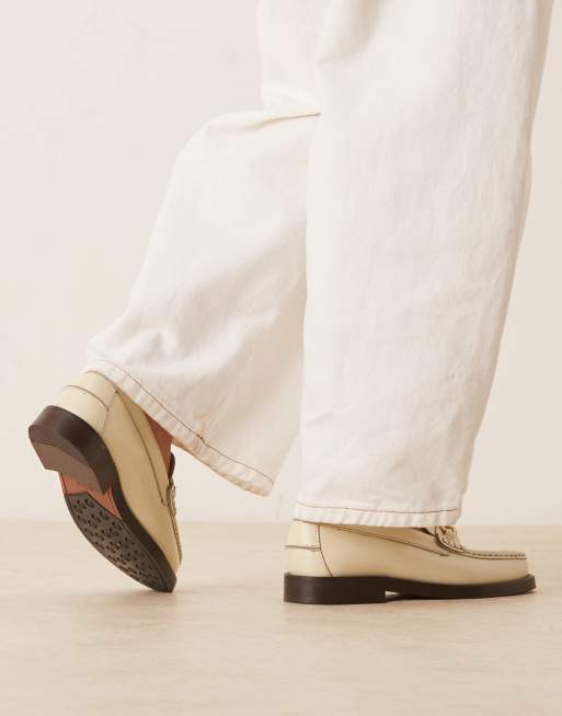 Walk London – Dalston – Loafer in Wollweiß mit Besatz , 3 von 4