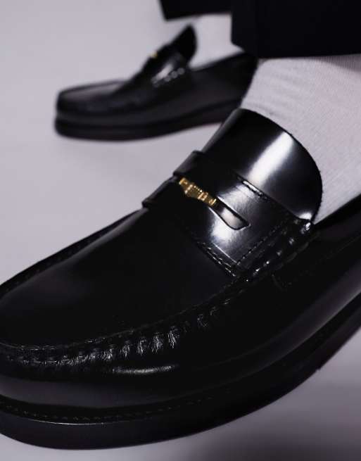 Walk London – Dalston – Penny-Loafer aus Glattleder in Schwarz, 3 von 4