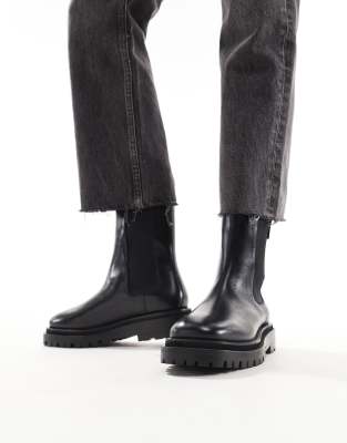 Dana chelsea boots in black leather