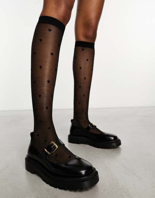 Walk London - Dana - Mary janes in zwart leer