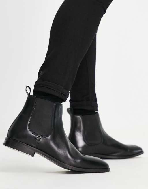 Walk London – Florence – Chelsea-Stiefel aus schwarzem Leder , 4 von 4