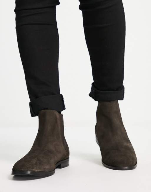 Walk London - Florence - Stivaletti Chelsea marrone scamosciato, 4 di 4